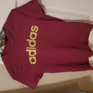 Like new Maroon Adidas Ladies Tee